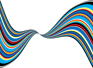 Image showing twisted rainbow