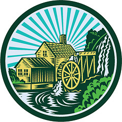 Image showing Watermill House Circle Retro