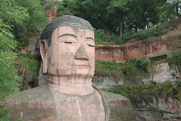 Image showing Grand Buddha statue in Leshan, China