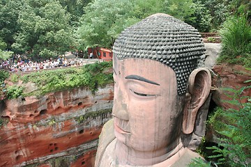 Image showing Grand Buddha statue in Leshan, China