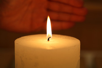 Image showing  candle flame