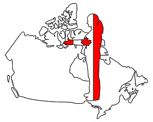 Image showing Canadian handshake