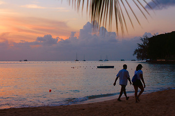 Image showing Tropical Sundown