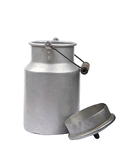 Image showing Milk can open