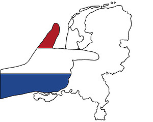 Image showing Dutch finger signal