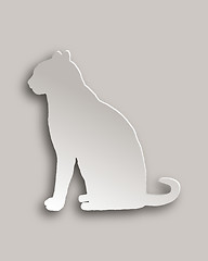 Image showing Cat paper style