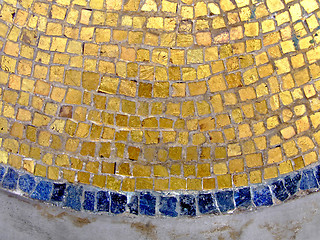 Image showing Golden mosaic