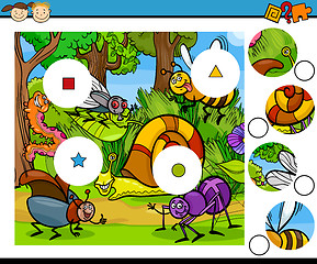 Image showing match pieces game cartoon