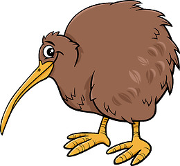 Image showing kiwi bird cartoon illustartion