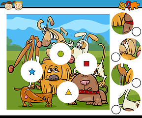 Image showing match pieces game cartoon