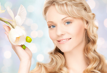 Image showing face of beautiful young woman