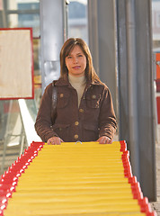 Image showing Woman at supermarket