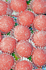 Image showing Pink candy