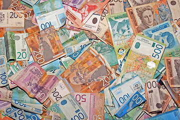 Image showing Serbian money