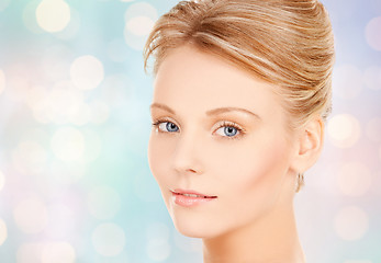 Image showing face of beautiful young woman