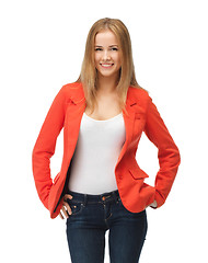 Image showing beautiful teenage girl in casual clothes