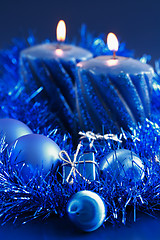 Image showing Blue Christmas