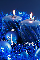 Image showing Blue Christmas