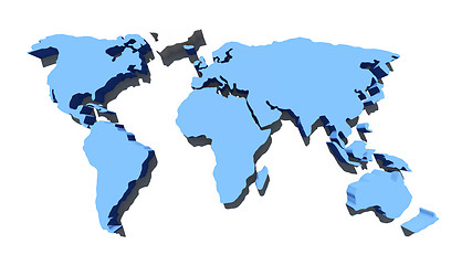 Image showing World map