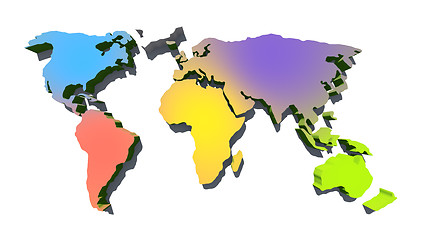 Image showing World map