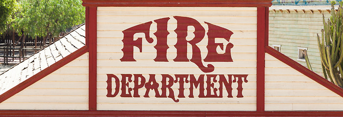 Image showing Fire department