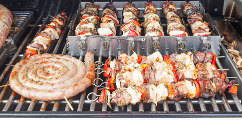 Image showing Barbecue preparation