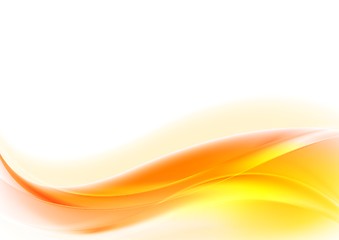Image showing Bright shiny wavy abstract vector background