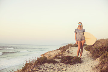 Image showing Surfer Girl