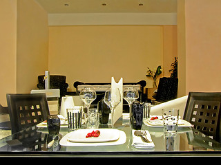 Image showing Dinner table