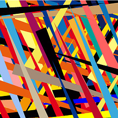 Image showing Colorful illustrated a abstraction