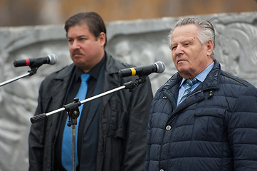 Image showing V. Klimov and R. Medinskiy