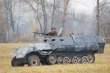 Image showing Shooting from tank