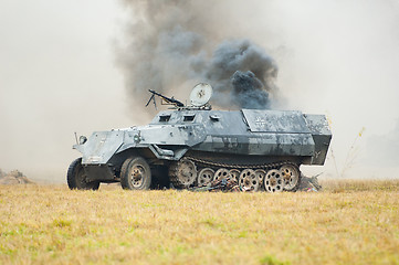 Image showing Tank firing