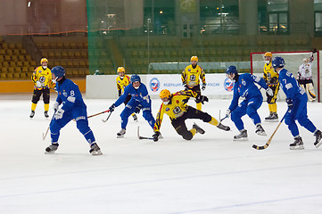 Image showing Bandy game moment