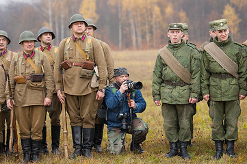 Image showing Photographer shooting