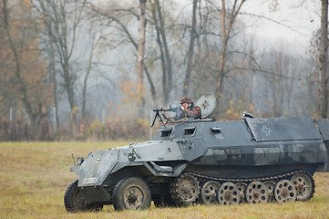 Image showing Shooting from tank