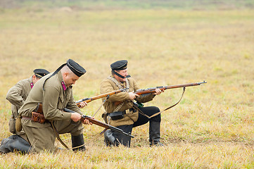 Image showing Seamen in battle