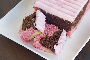 Image showing Neapolitan Cake Slices