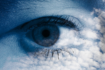 Image showing blue eye