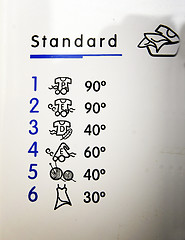 Image showing Laundry instruction.