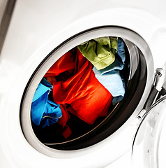 Image showing Clothes in laundry