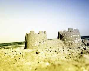 Image showing Sand castle