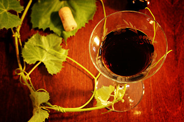 Image showing Red wine