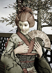 Image showing Vintage Geisha