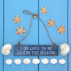 Image showing I Love the Seaside