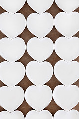 Image showing White Hearts