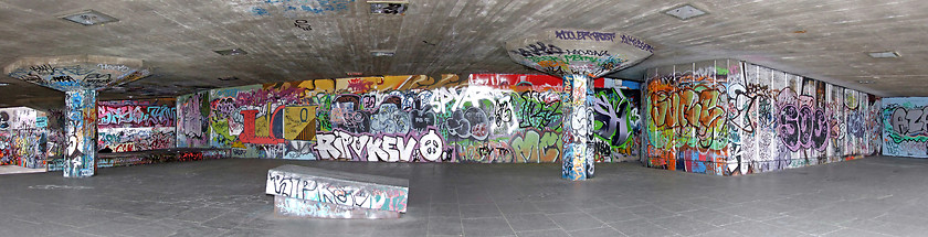 Image showing Graffiti panorama