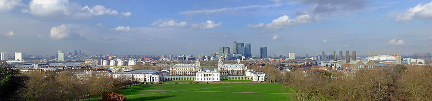 Image showing Greenwich panorama