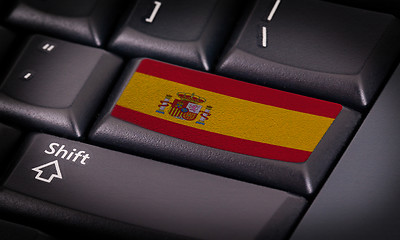 Image showing Flag on keyboard