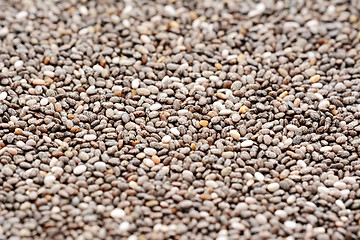 Image showing Chia seeds macro